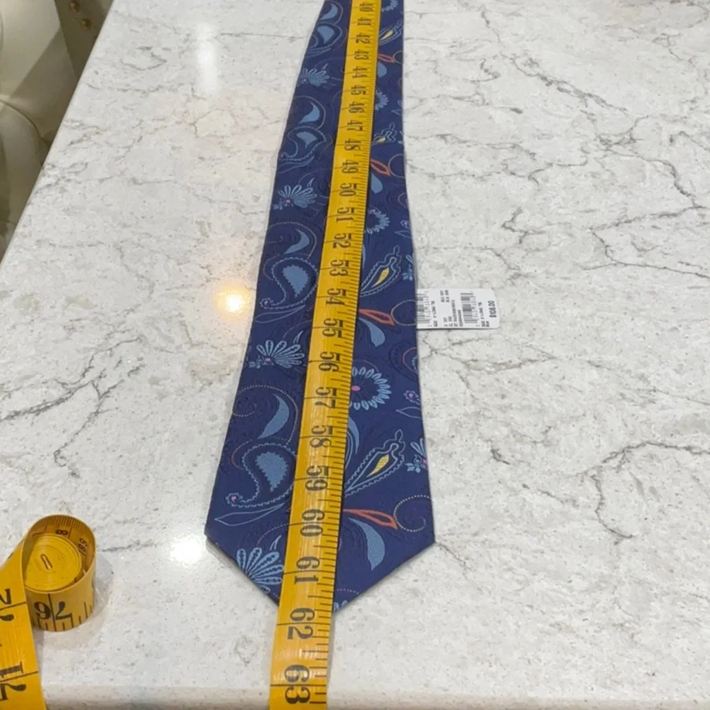 ROCHESTER Clotihng Blue tie with print - Picture 3 of 7